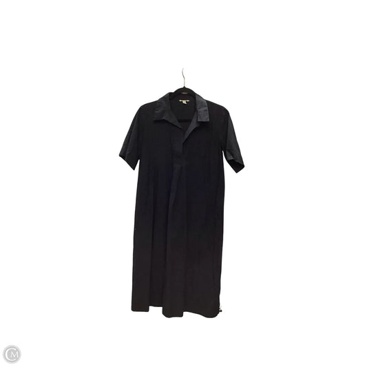 Designer Dress Casual Midi By Eileen Fisher In Black, Size: Xxs