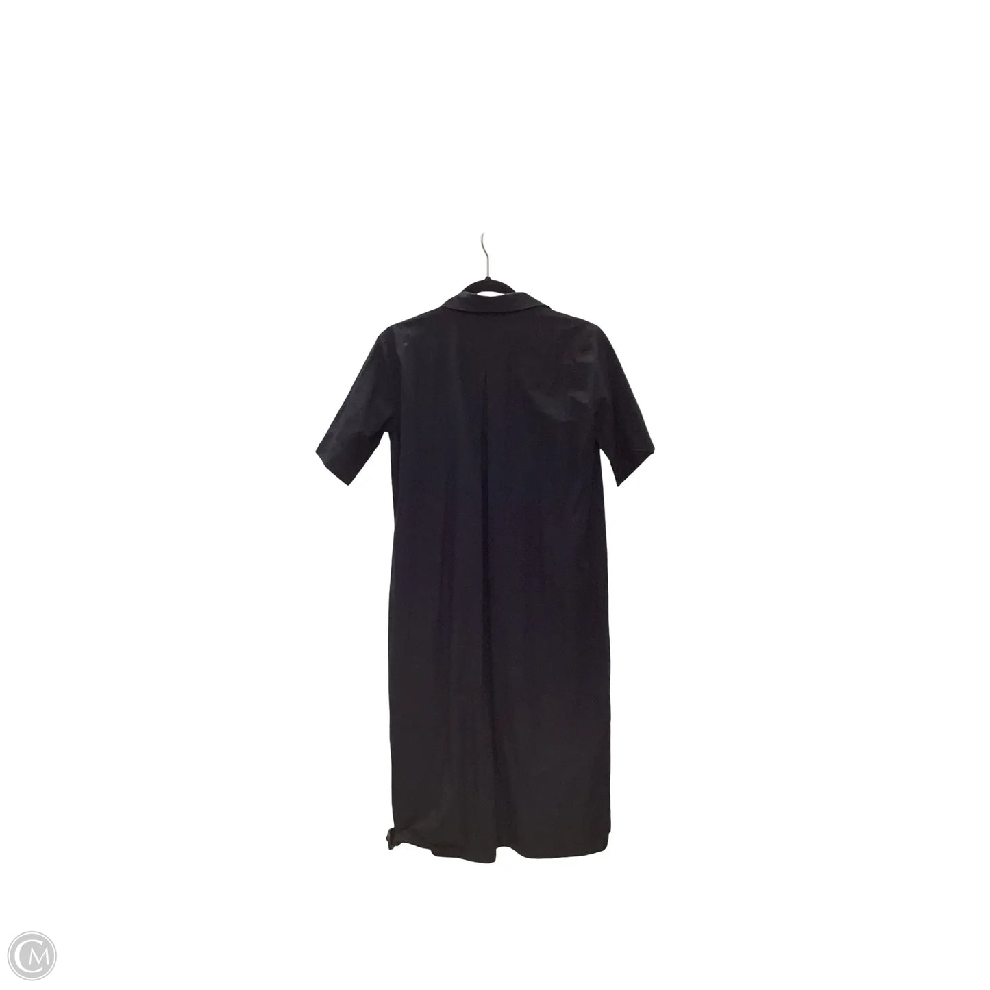 Designer Dress Casual Midi By Eileen Fisher In Black, Size: Xxs