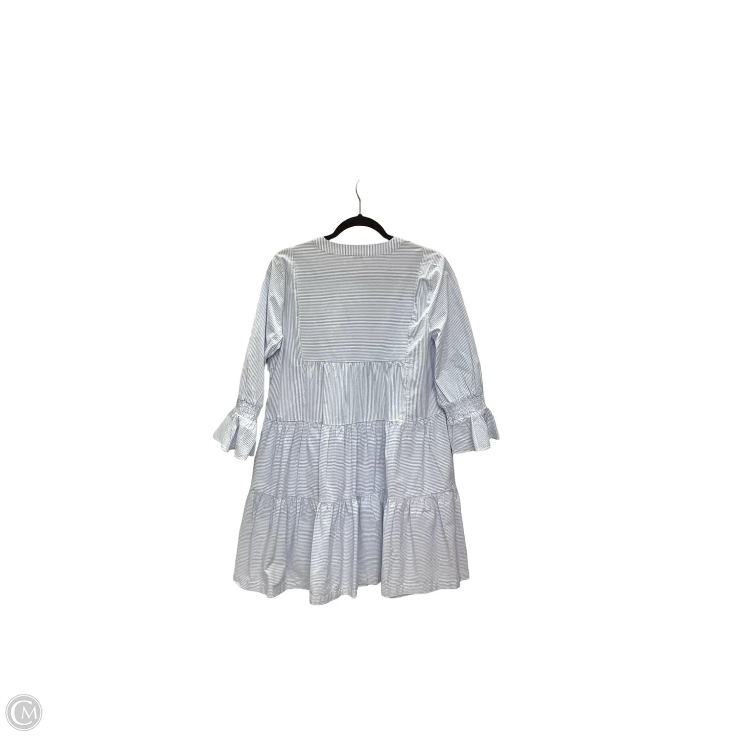 Dress Casual Short By Crown And Ivy In Blue & White, Size: M