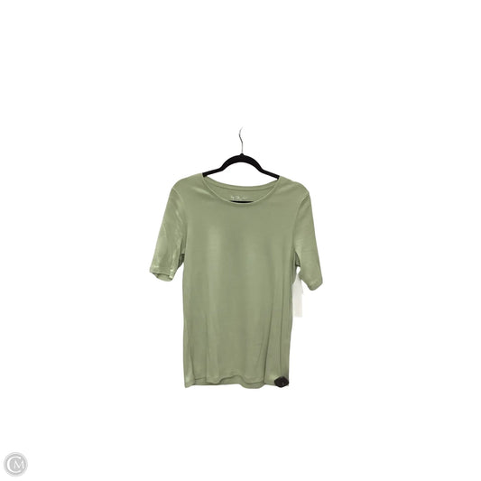 Top Short Sleeve Basic By Chicos In Green, Size: 2