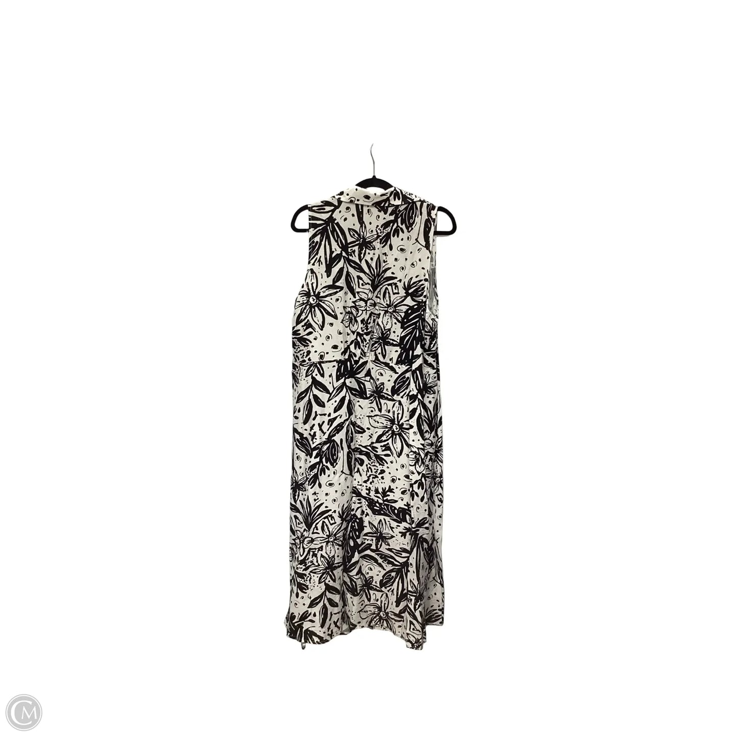 Dress Casual Maxi By Kindred In Black & White, Size: 1x