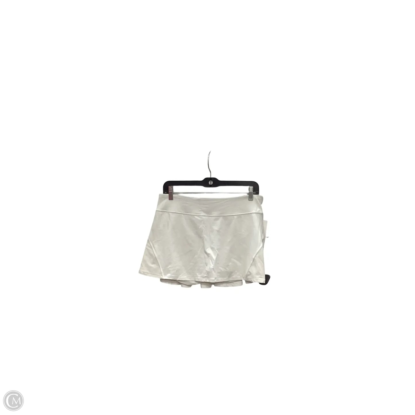Athletic Skort By Lululemon In White, Size: 8