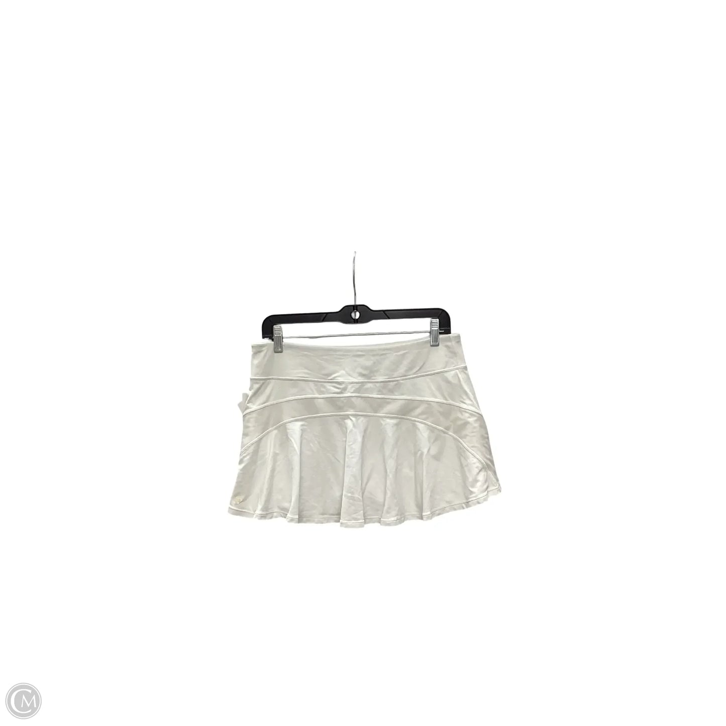 Athletic Skort By Lululemon In White, Size: 8