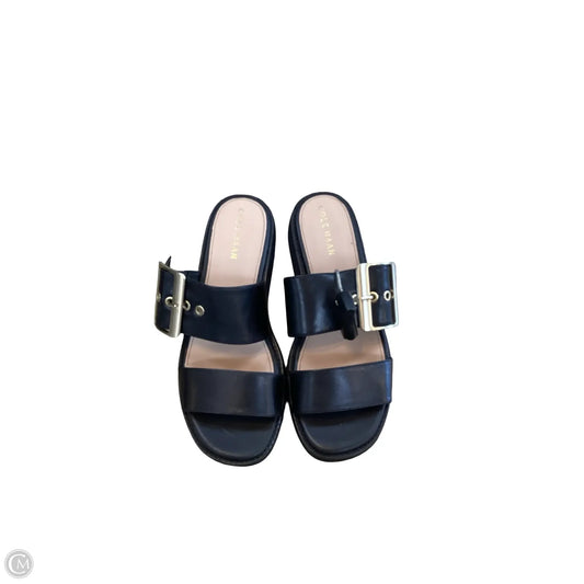 Sandals Flats By Cole-haan In Black, Size: 6.5