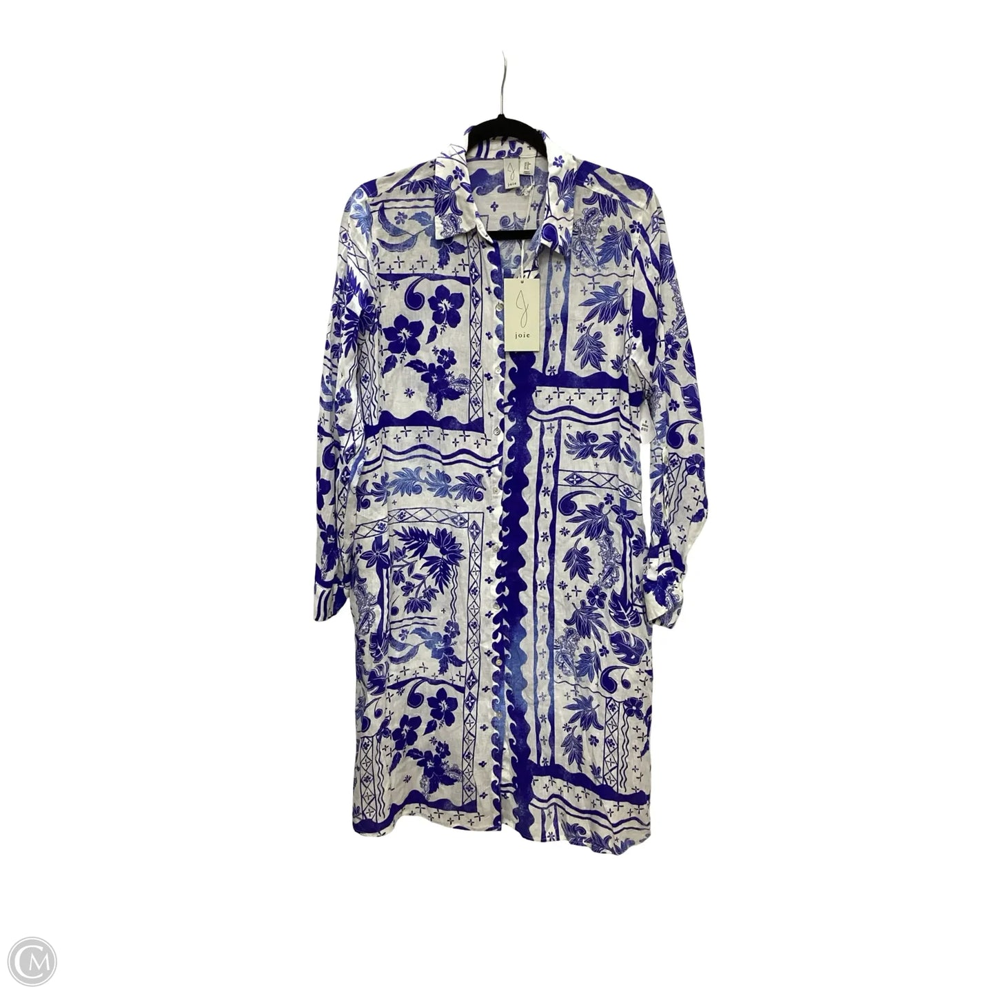 Dress Casual Short By Joie In Blue & White, Size: M