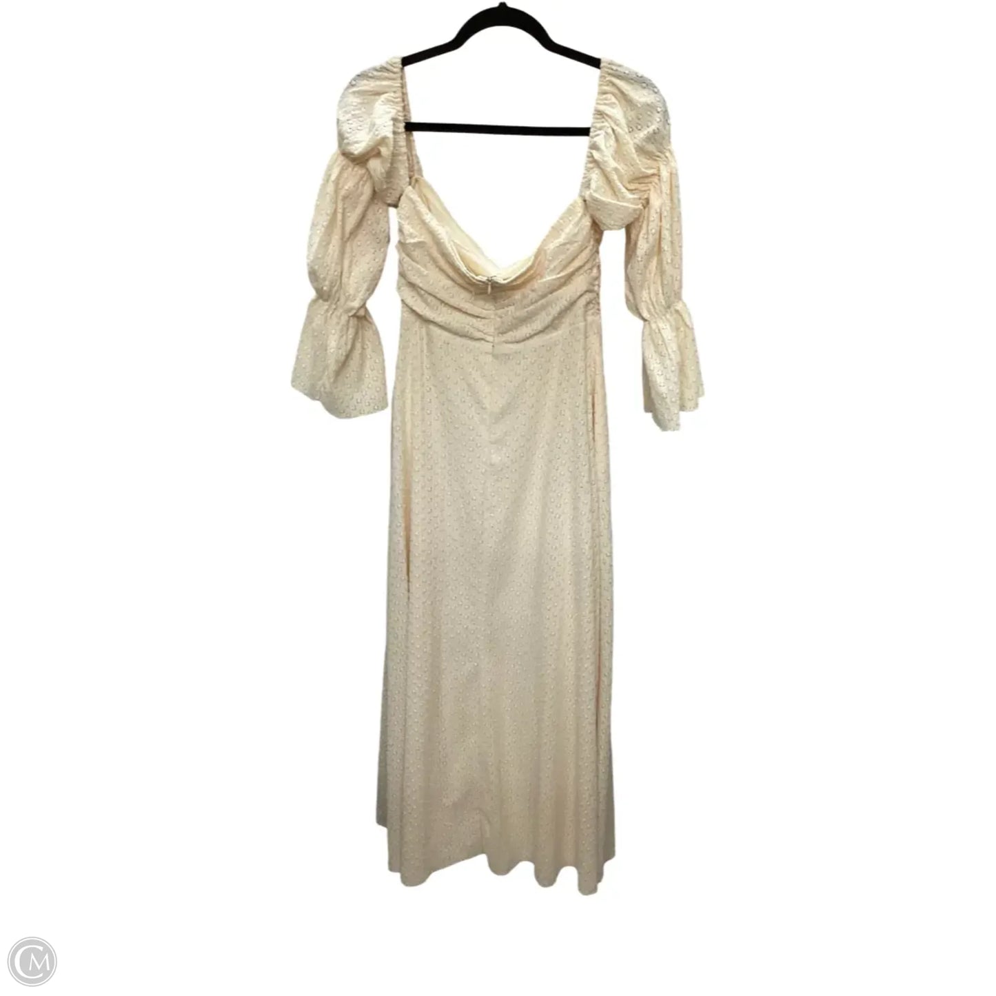 Dress Casual Maxi By Worth Ny In Cream, Size: M