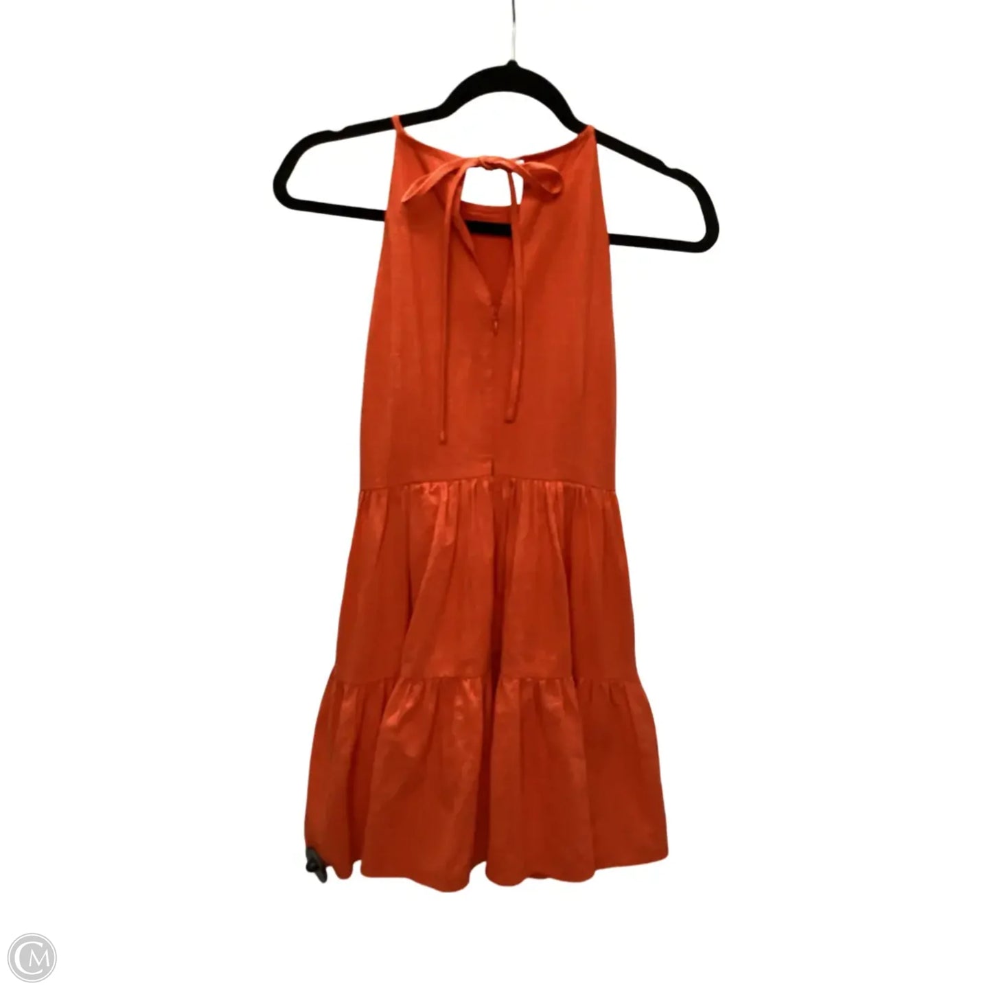 Dress Casual Short By Idem Ditto In Orange, Size: S