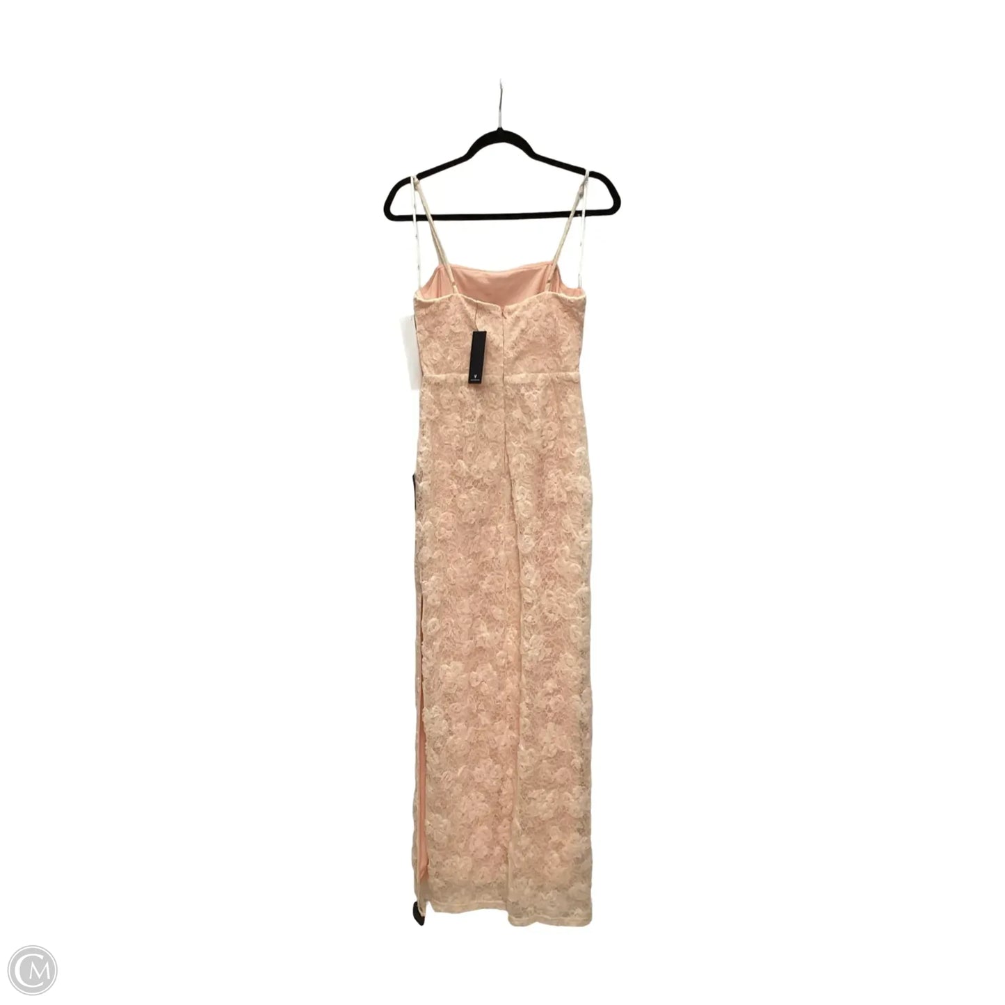 Dress Party Long By Lulus In Peach, Size: S