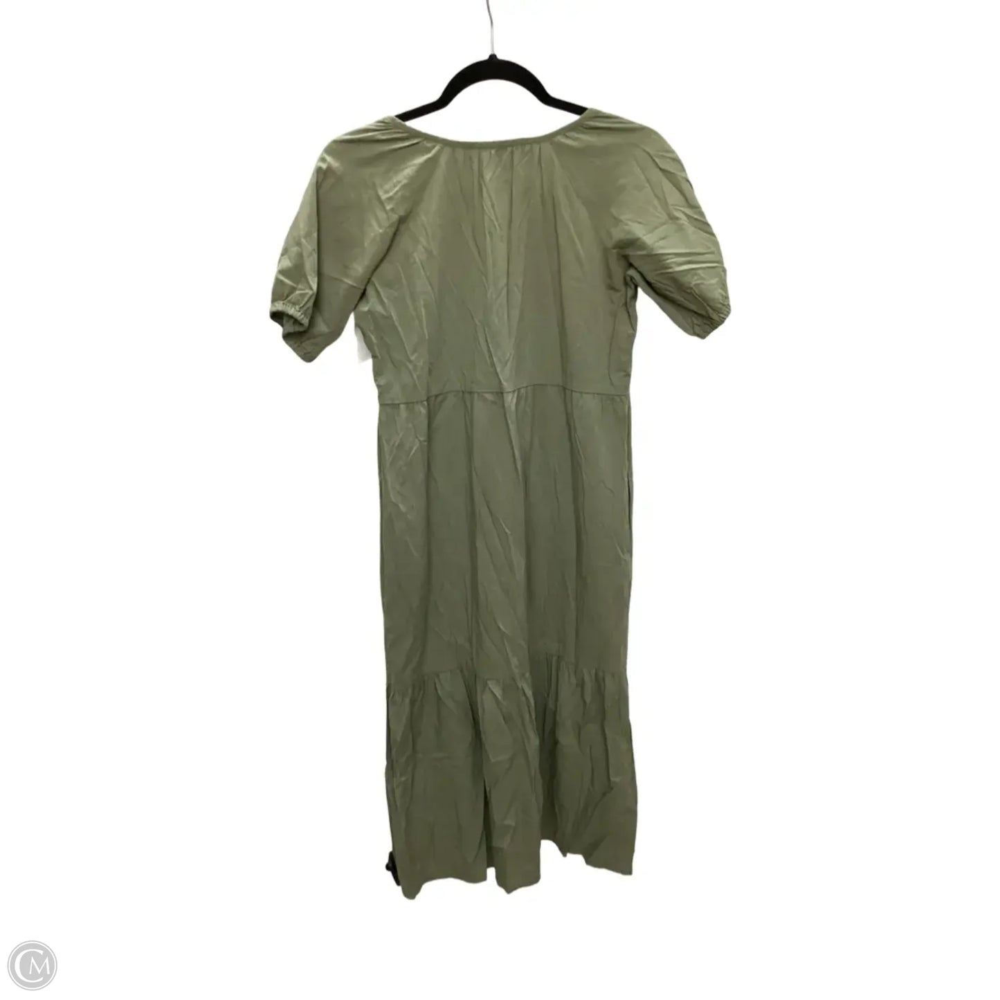 Dress Casual Midi By Loft In Green, Size: Xsp