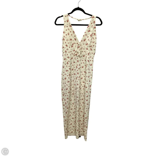 Dress Casual Maxi By See You Monday In Floral Print, Size: Xl