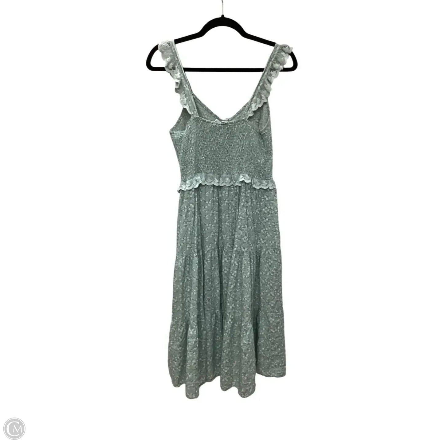 Dress Casual Midi By And Now This In Green, Size: M