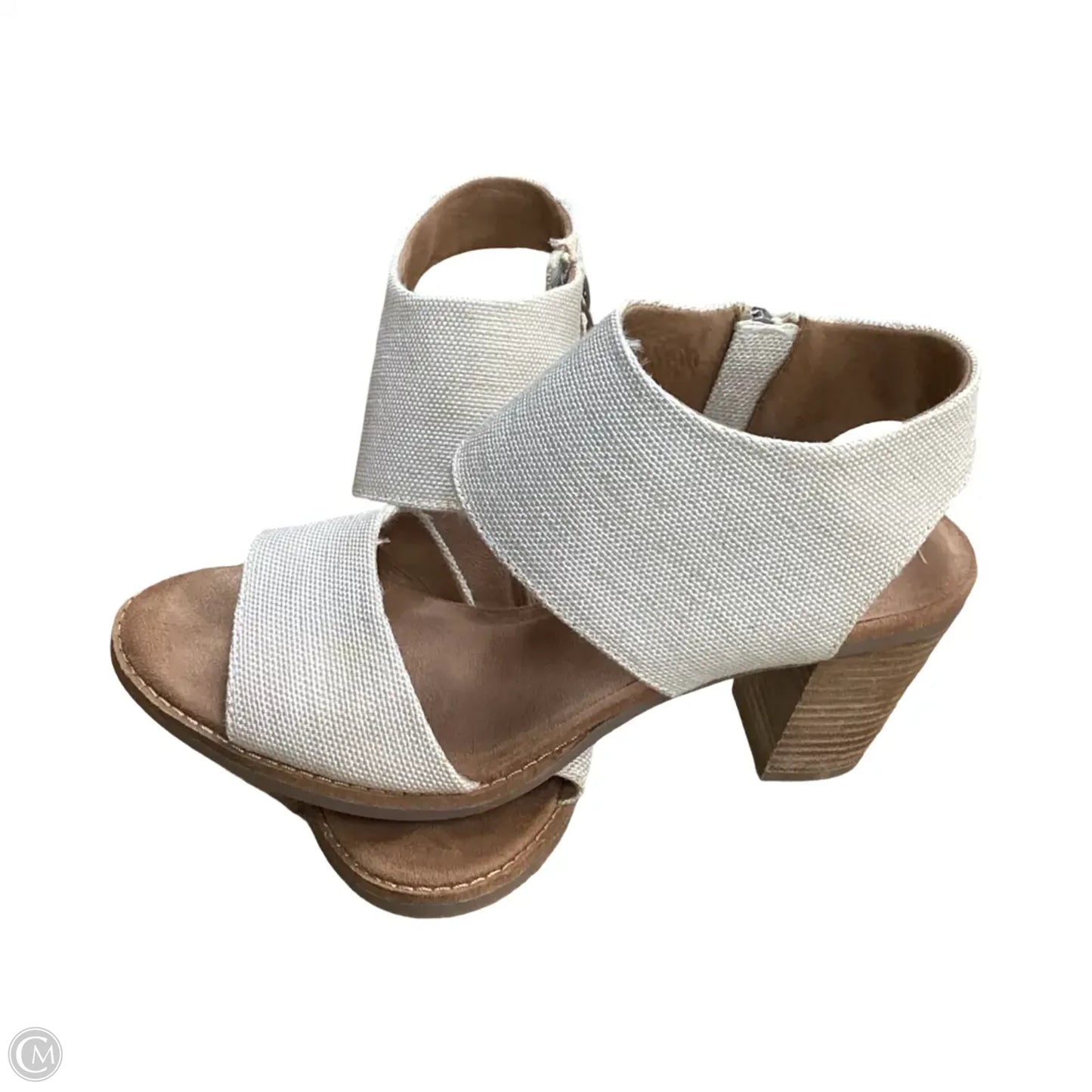 Sandals Heels Wedge By Toms In Brown, Size: 8