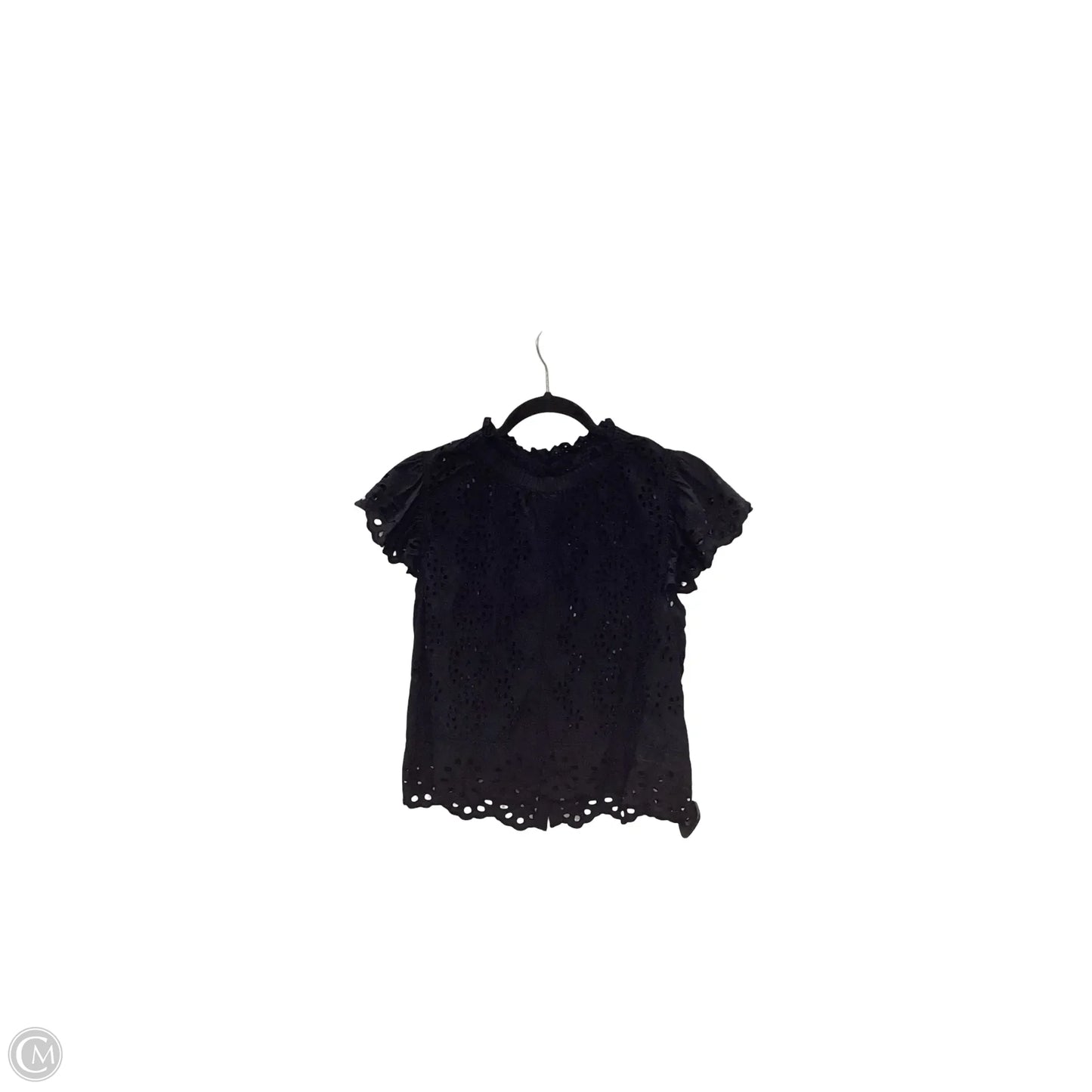 Blouse Short Sleeve By Jennifer & Grace In Black, Size: M