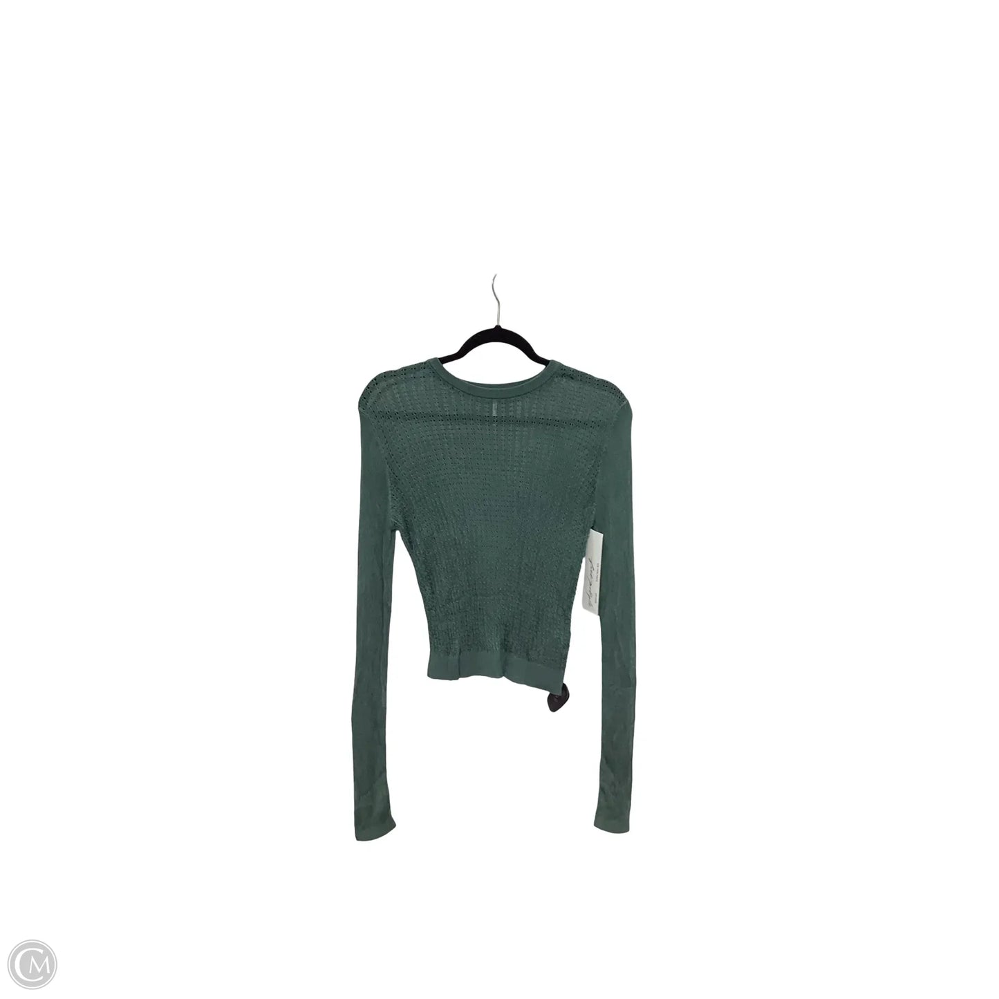 Blouse Long Sleeve By Free People In Green, Size: S