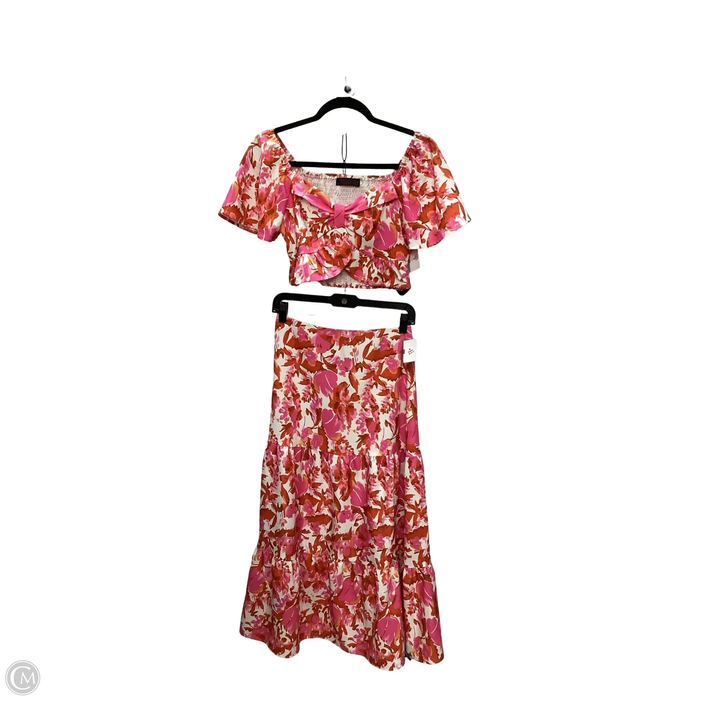 Skirt Set 2pc By DRESS TELLS In Floral Print, Size: S