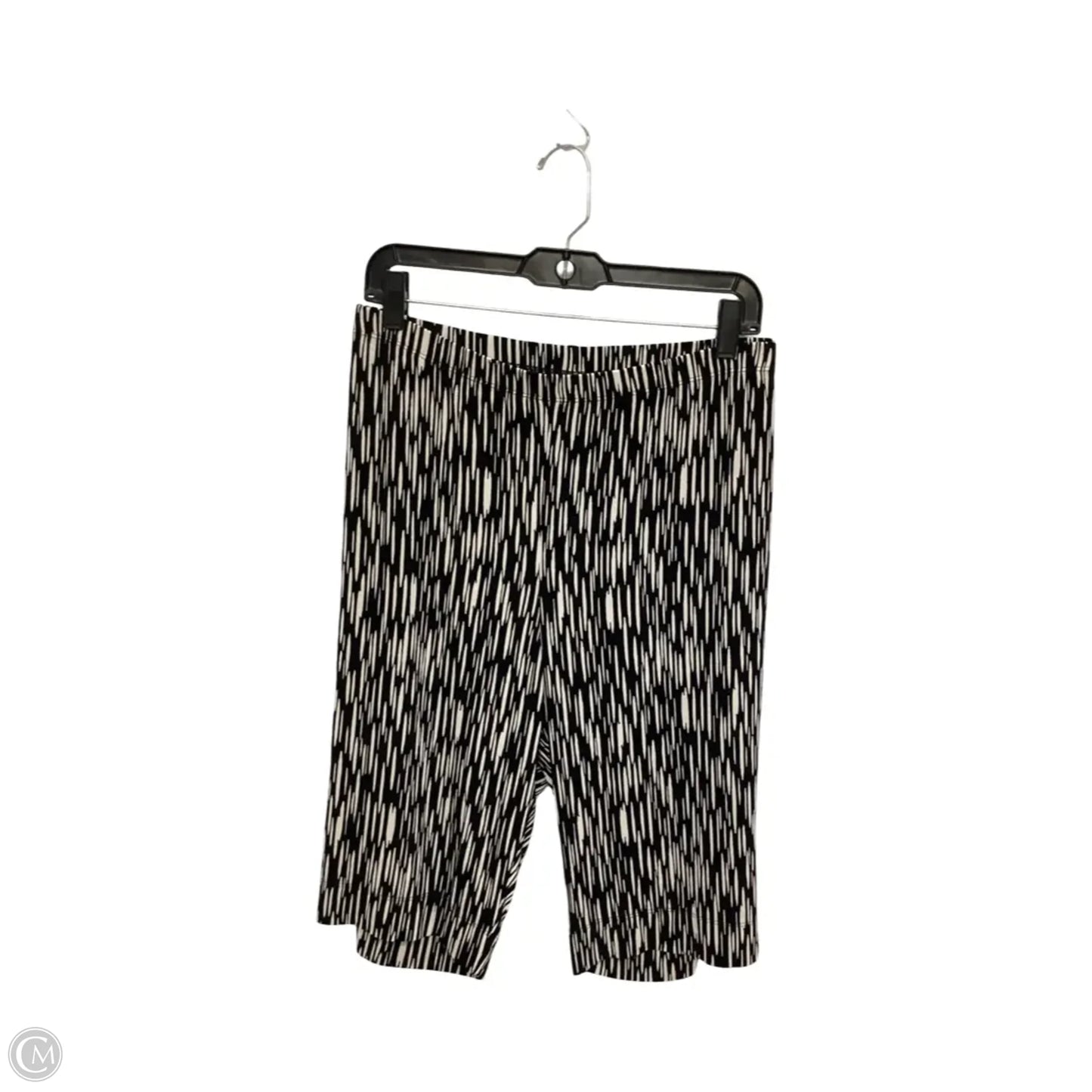 Shorts By Chicos In Black & White, Size: 16