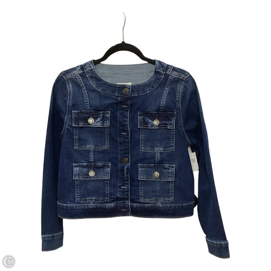 Jacket Denim By St Johns Bay In Blue Denim, Size: Sp