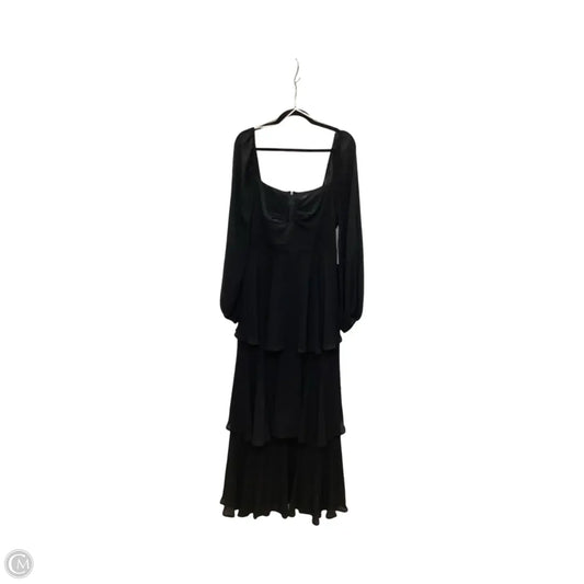 Dress Party Long By Lulus In Black, Size: Xl