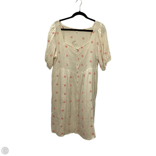 Dress Casual Short By Baevely In Tan, Size: Xl
