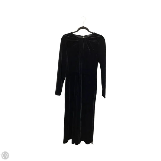 Dress Party Midi By River Island In Black, Size: 18