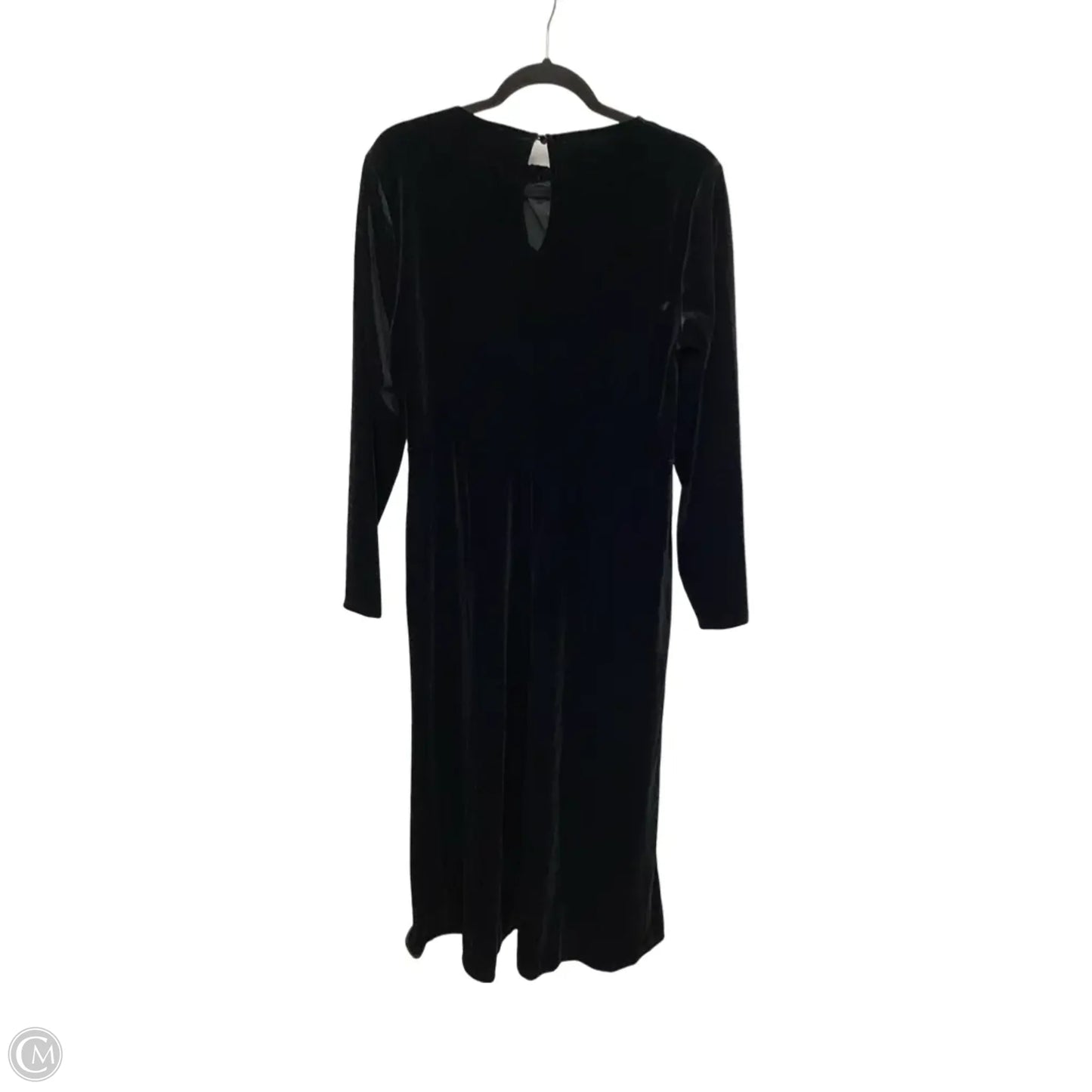 Dress Party Midi By River Island In Black, Size: 18