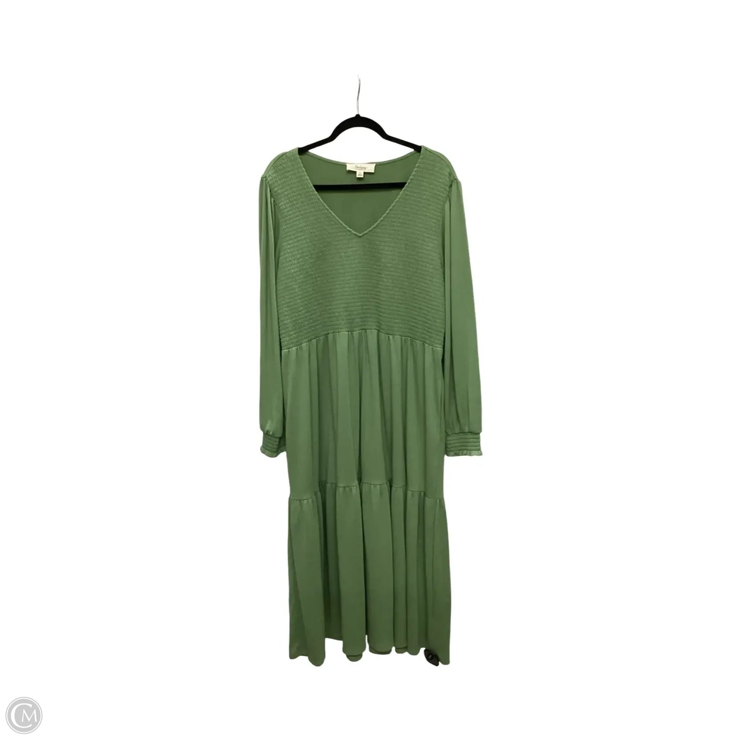 Dress Casual Midi By Nurture In Green, Size: Xl