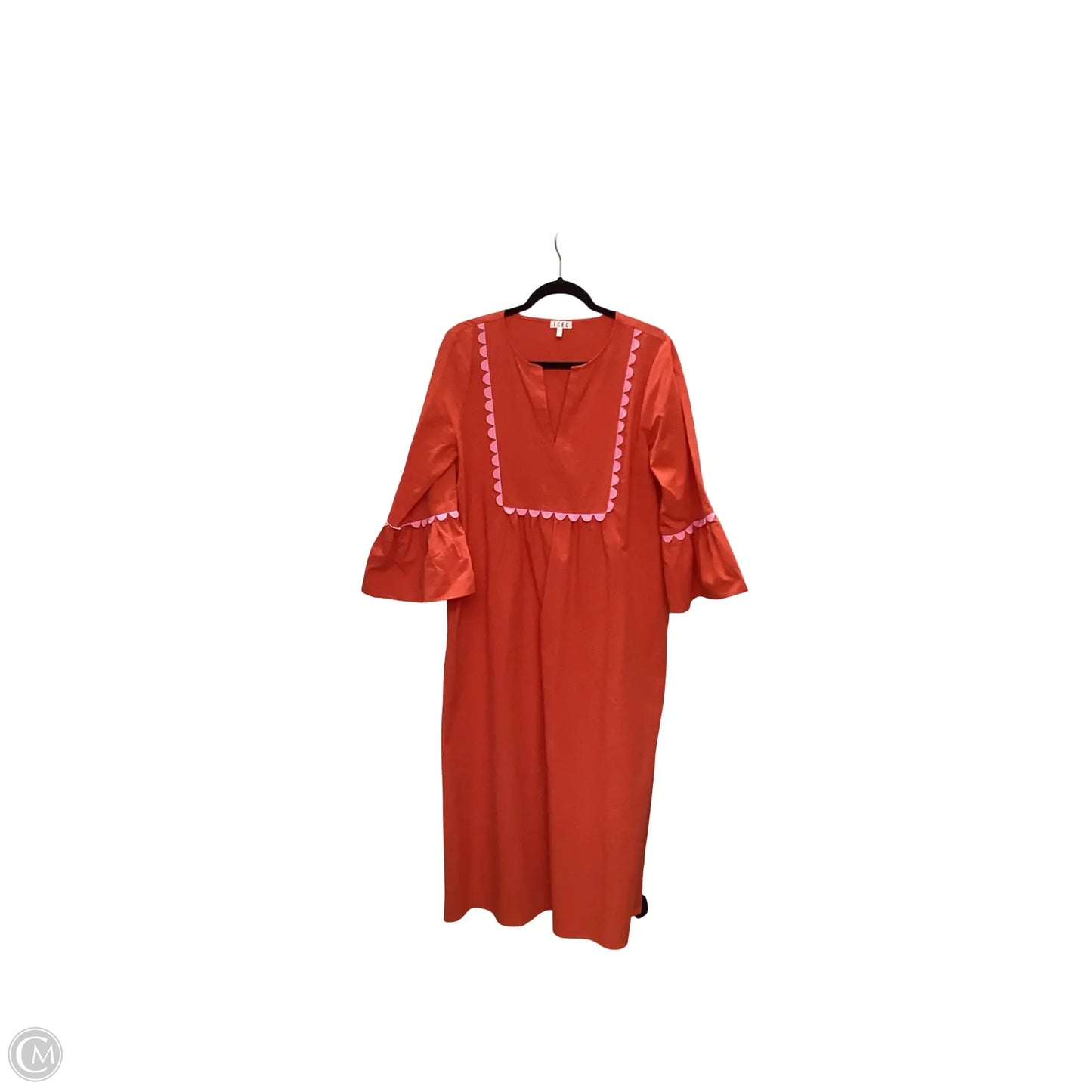 Dress Casual Maxi By Tcec In Orange, Size: L