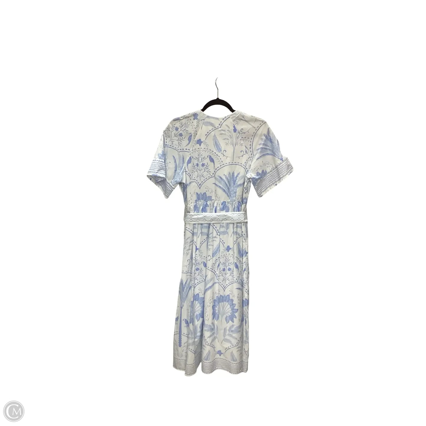Dress Casual Midi By Crown And Ivy In Blue & White, Size: Mp