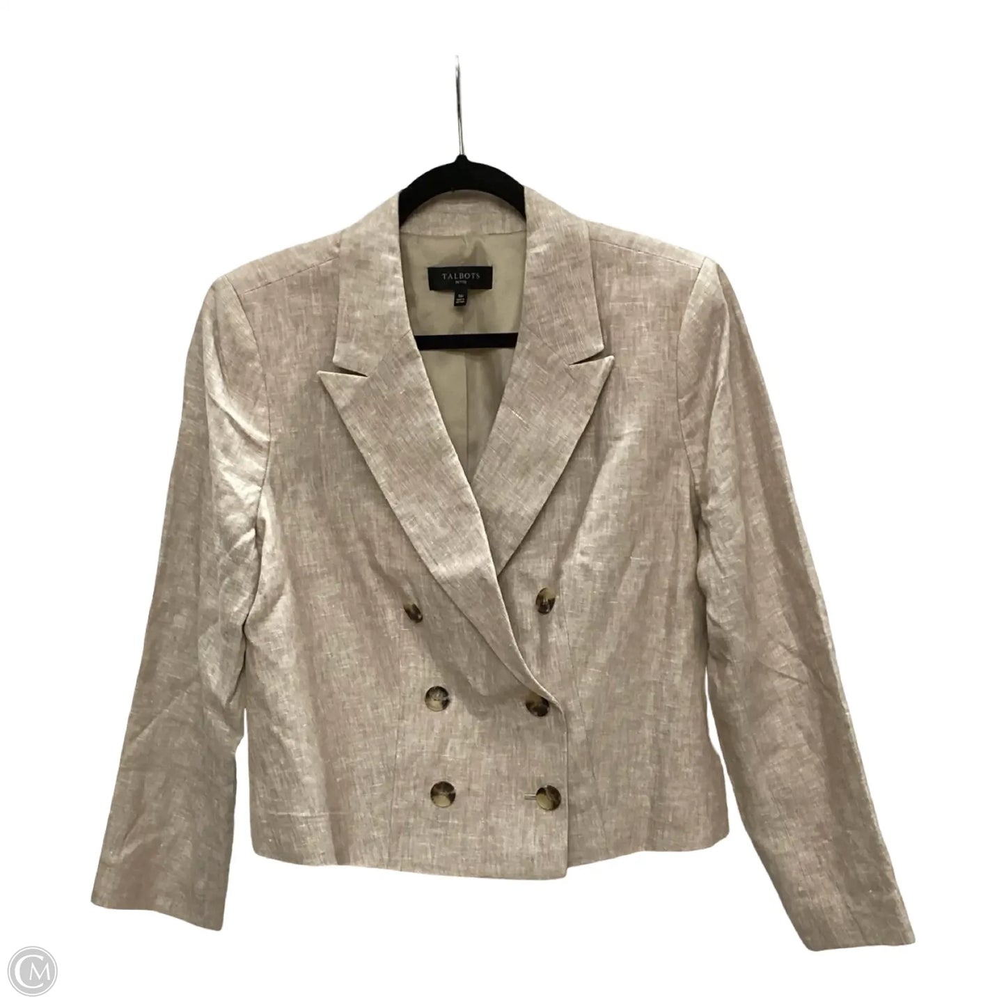 Blazer By Talbots In Tan, Size: 16