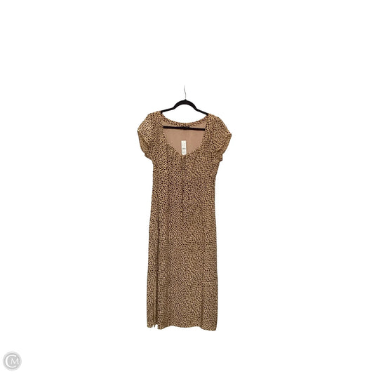 Dress Casual Maxi By J. Crew In Animal Print, Size: 12