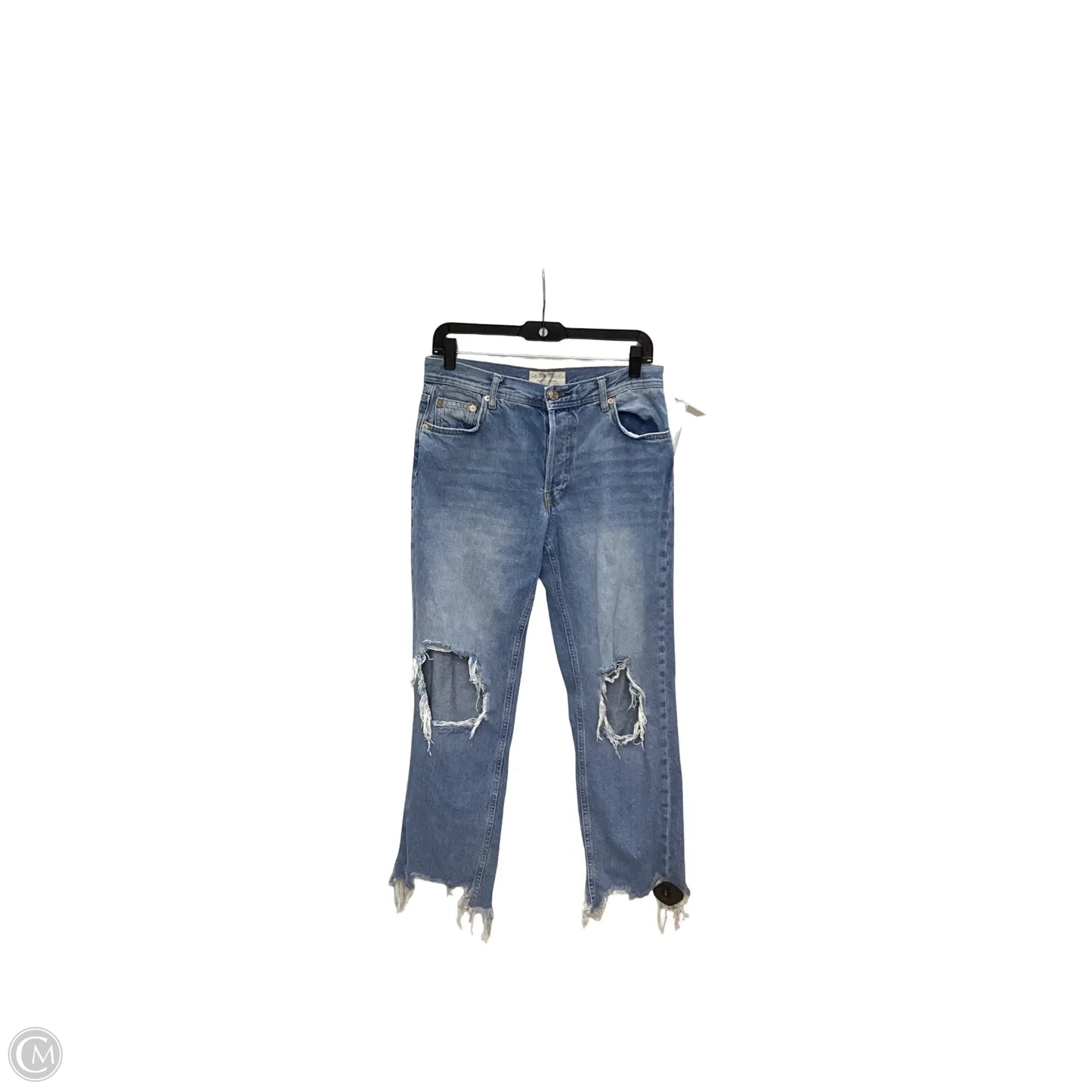 Jeans Cropped By We The Free In Blue Denim, Size: 4