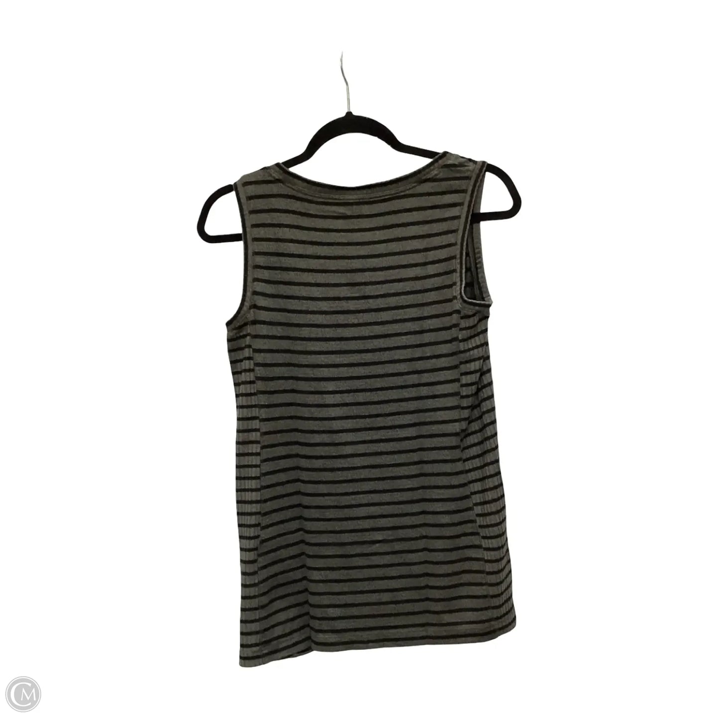 Blouse Sleeveless By Chicos In Striped Pattern, Size: S