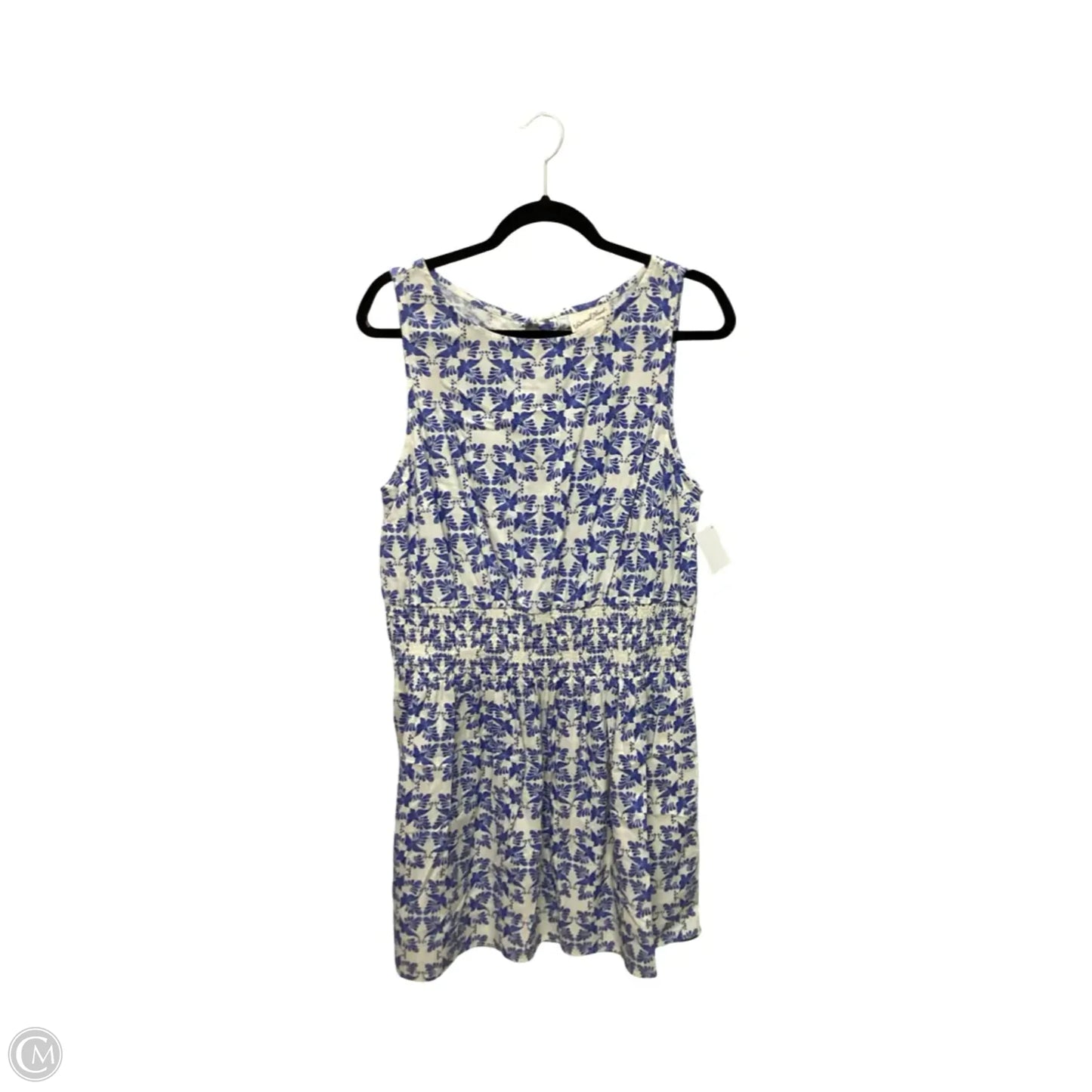 Dress Casual Short By Universal Thread In Blue & White, Size: L