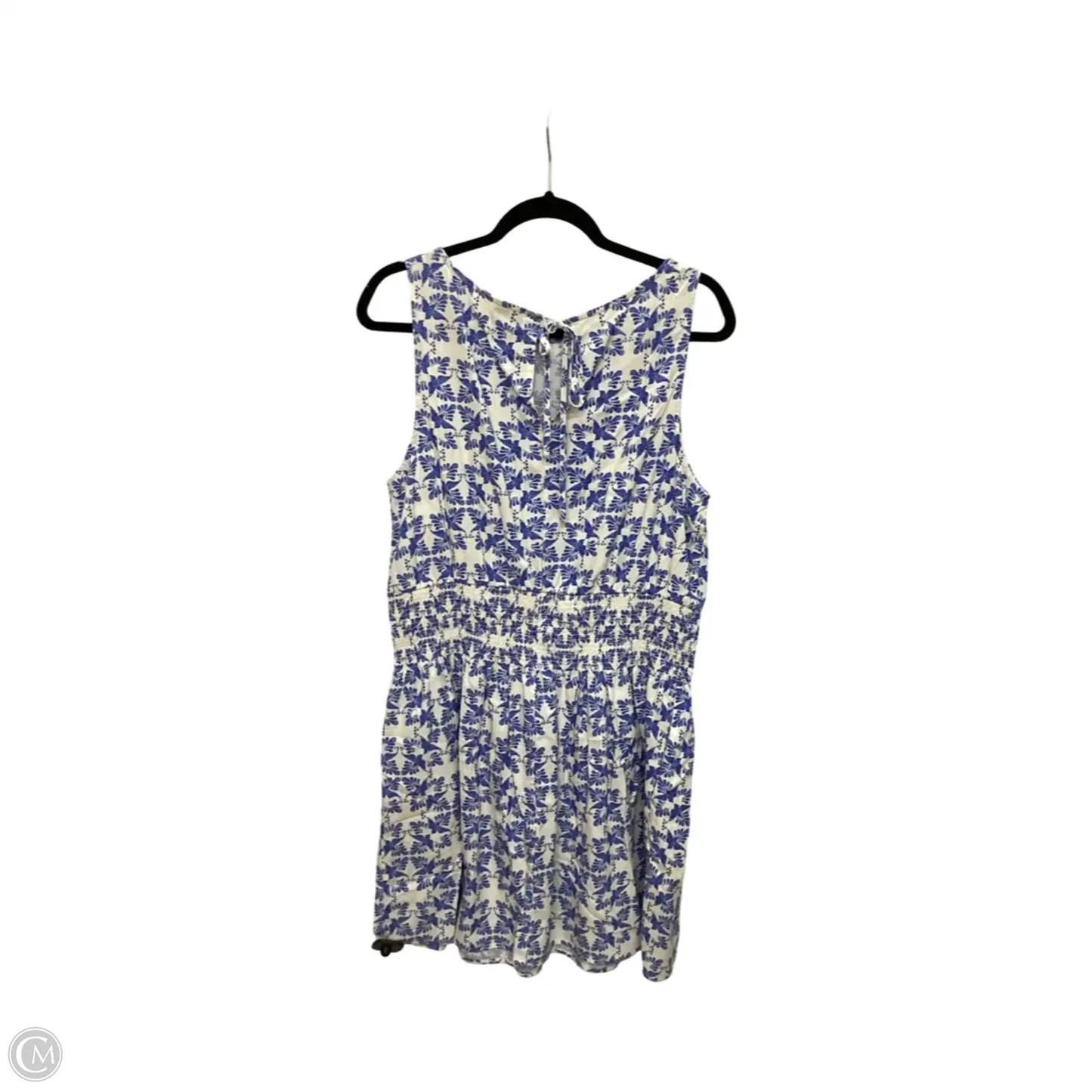 Dress Casual Short By Universal Thread In Blue & White, Size: L