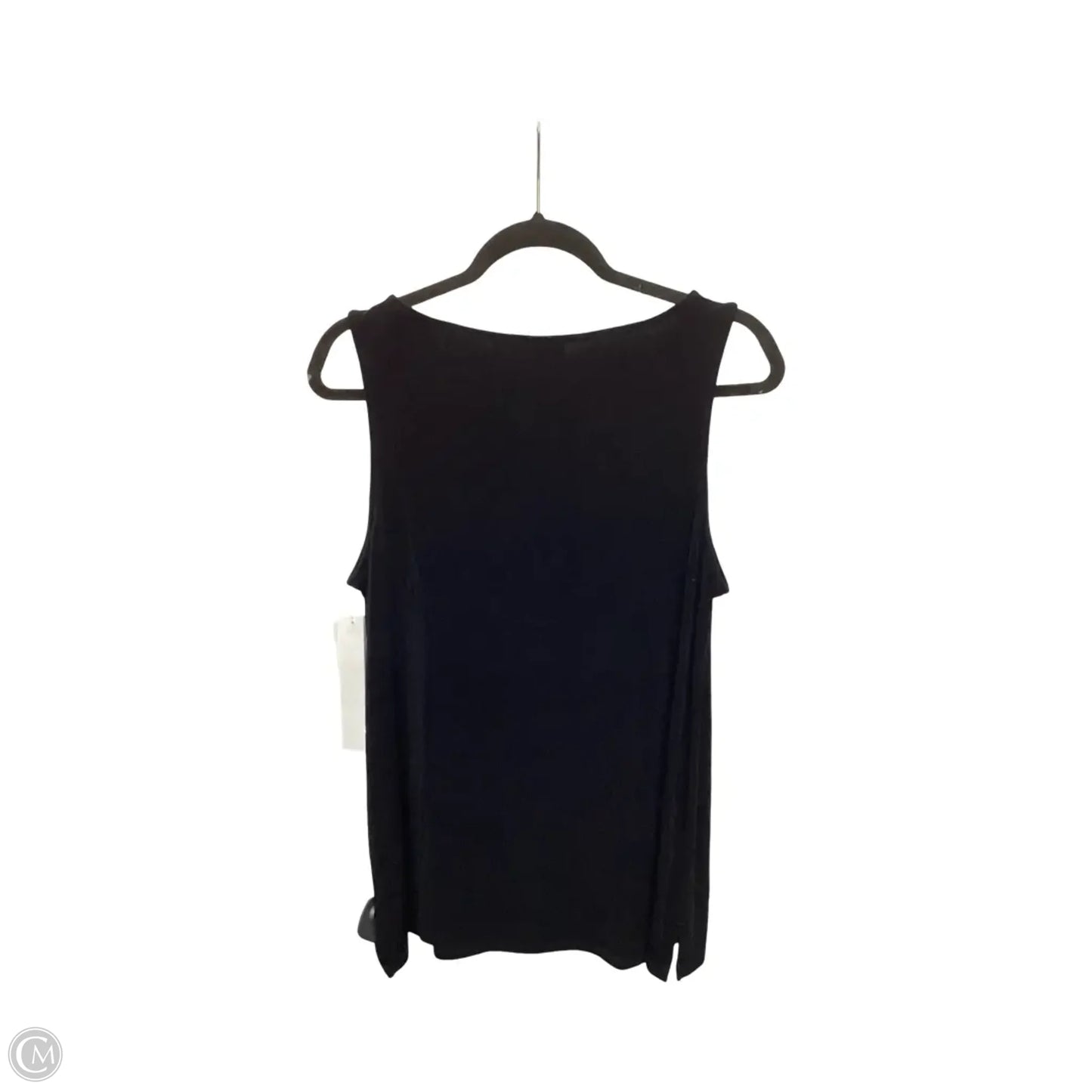 Blouse Sleeveless By Chicos In Black, Size: L