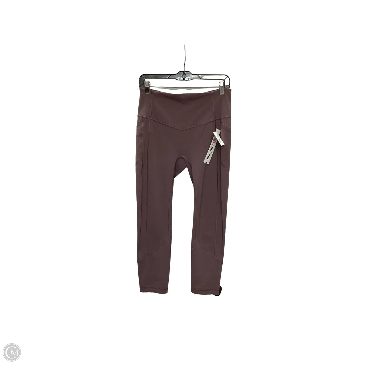 Athletic Leggings Capris By Lululemon In Mauve, Size: 10