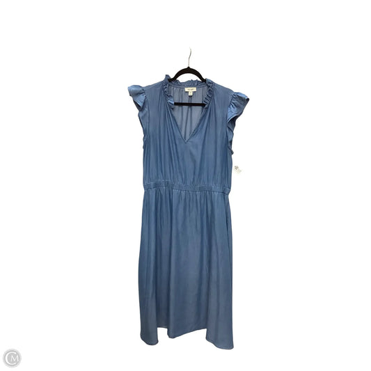 Dress Casual Midi By On 34th In Blue, Size: 1x