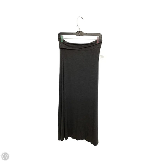 Skirt Maxi By Clothes Mentor In Grey, Size: L