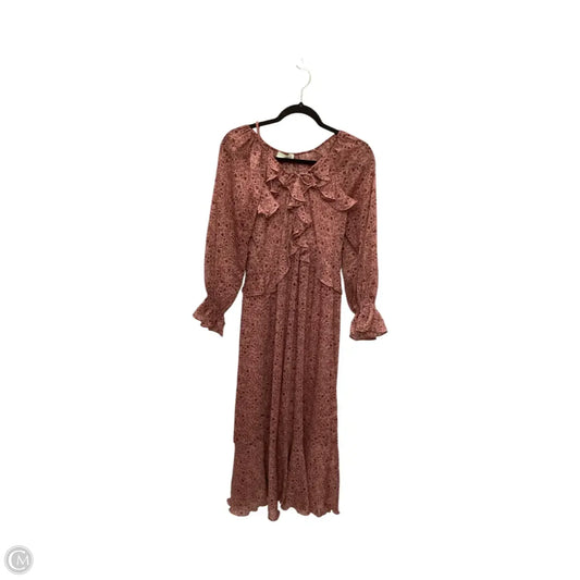 Dress Casual Midi By Loft In Multi-colored, Size: Mp