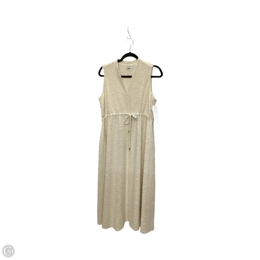 Dress Casual Midi By Chicos In Cream, Size: Mp