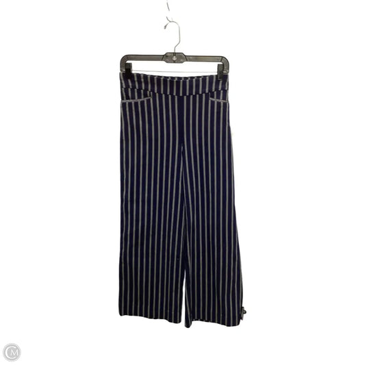 Pants Wide Leg By Chicos In Striped Pattern, Size: M