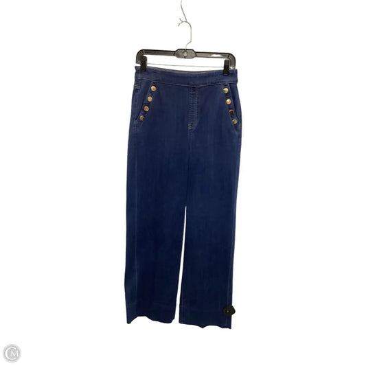 Jeans Wide Leg By Chicos In Blue Denim, Size: 8