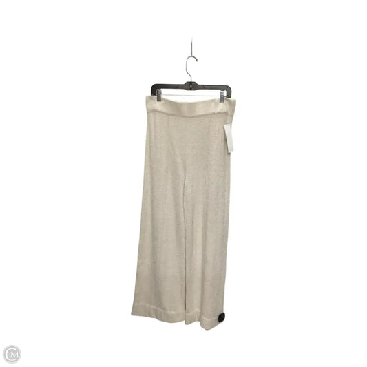 Pants Wide Leg By Barefoot Dreams In Cream, Size: L