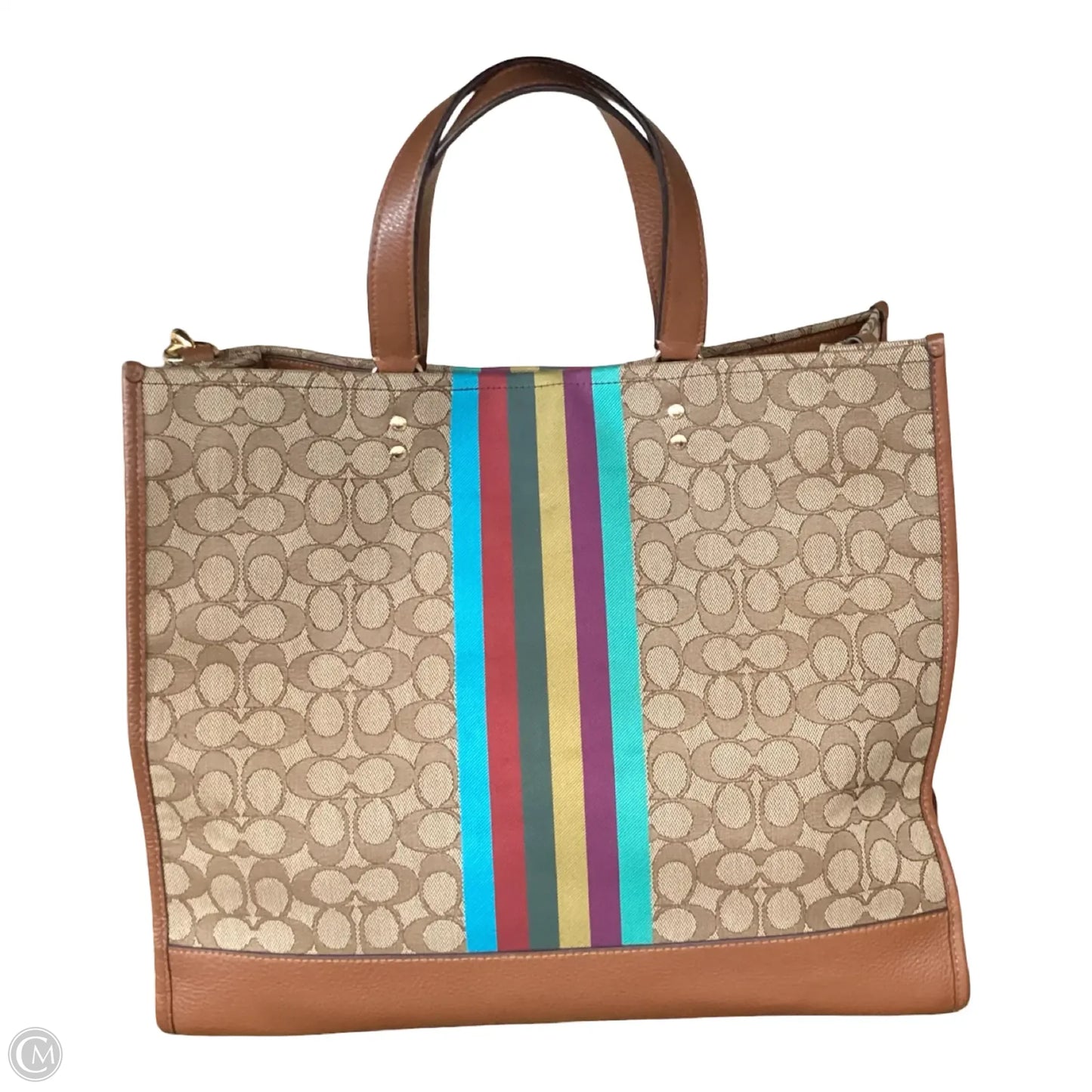 Handbag Designer By Coach, Size: Large