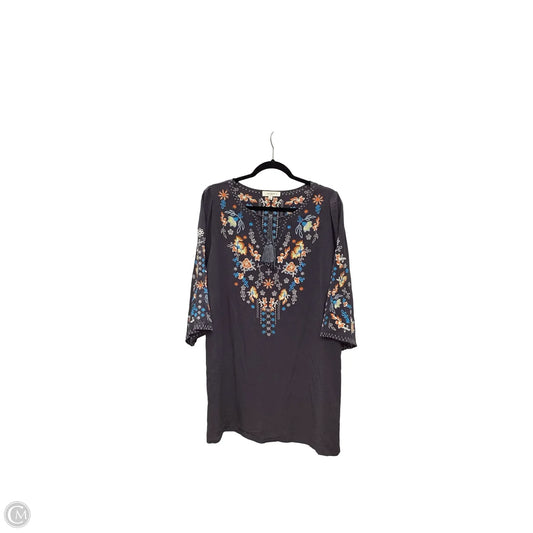Dress Casual Short By Umgee In Purple, Size: Xl