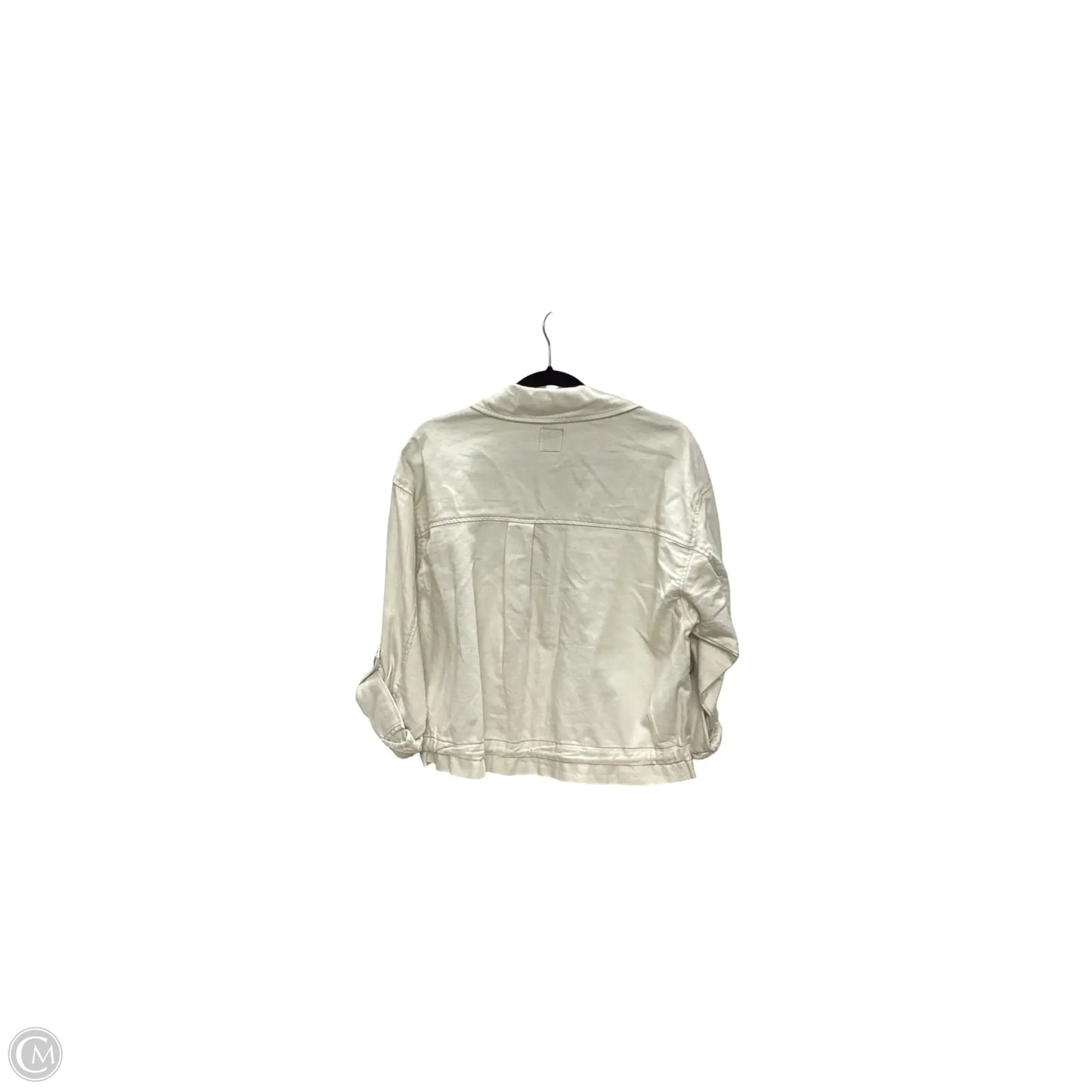 Jacket Denim By Kensie In Tan, Size: M