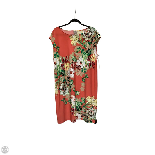 Dress Casual Short By Chicos In Orange, Size: Xl