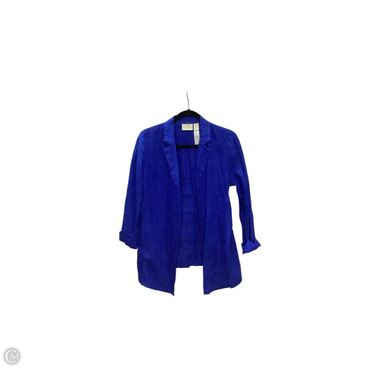 Blazer By Chicos In Blue, Size: 0