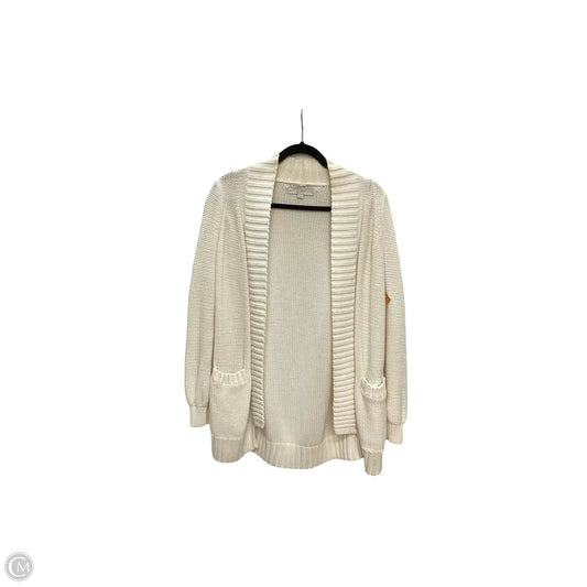 Cardigan By Loft In Cream, Size: S