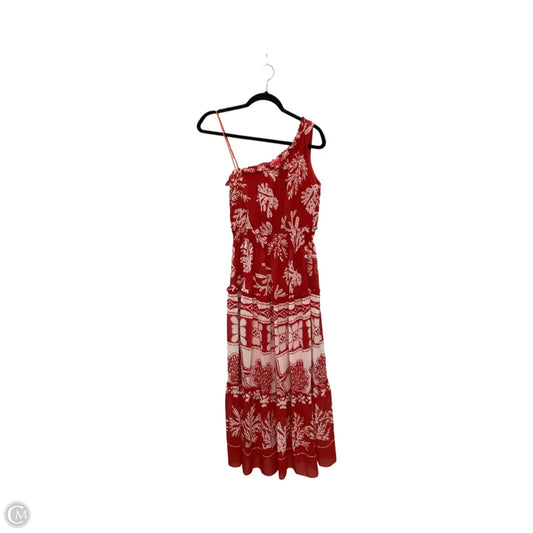 Dress Casual Midi By Taylor In Red, Size: 4
